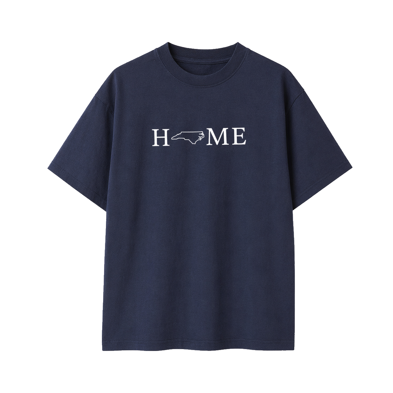 Collection 5 North Carolina Essential Cotton T-Shirt - Navy Blue front