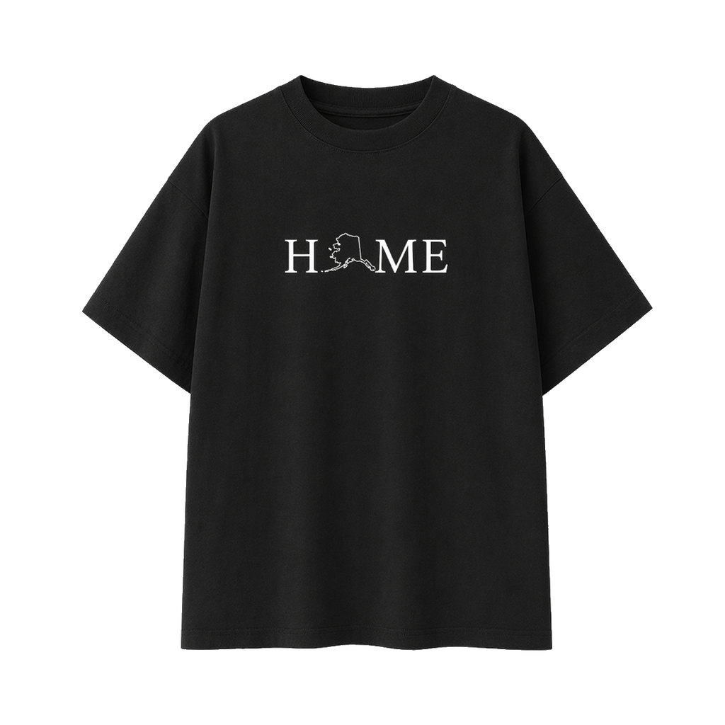 Collection 5 Alaska Essential Cotton T-Shirt - Black front