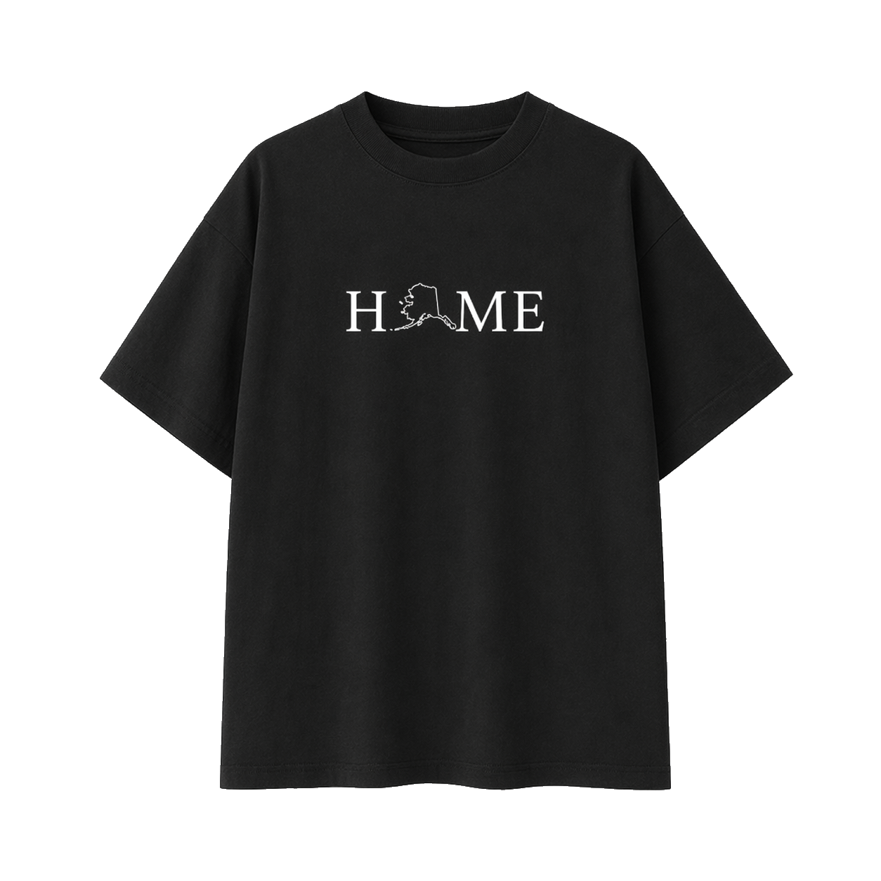 Collection 5 Alaska Essential Cotton T-Shirt - Black front