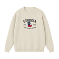 Collection 8 Georgia Essential Heavyweight Crewneck Sweatshirt - Cream front