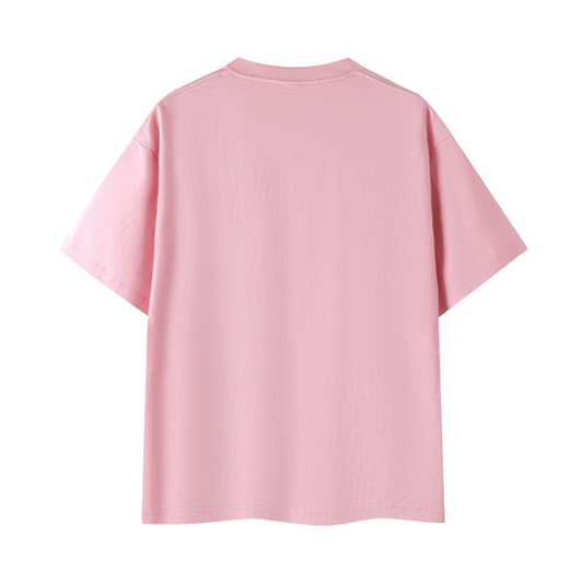 Collection 1 Florida Essential Cotton T-Shirt - Pink behind