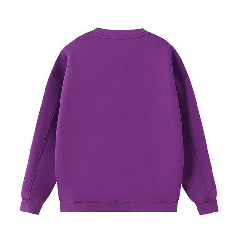 Collection 10 Louisiana Essential Heavyweight Crewneck Sweatshirt - Purple behind