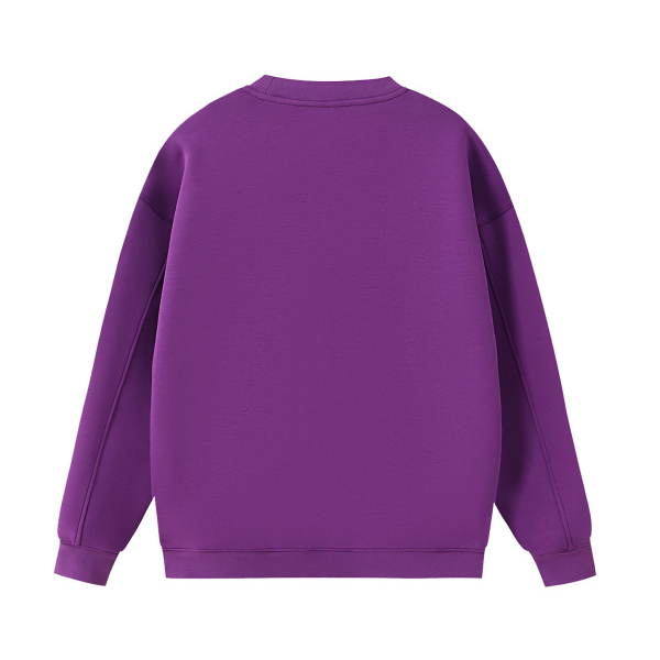Collection 6 Louisiana Essential Heavyweight Crewneck Sweatshirt - Purple behind