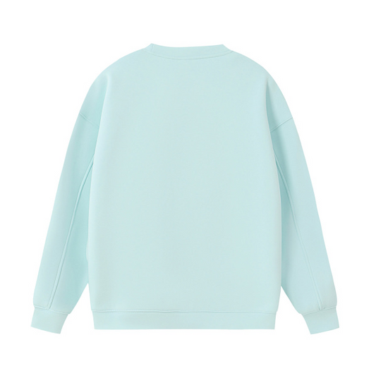 Collection 1 South Dakota Essential Heavyweight Crewneck Sweatshirt - Water Blue behind