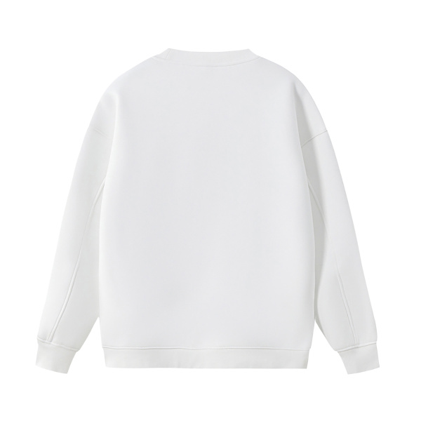Collection 8 Indiana Essential Heavyweight Crewneck Sweatshirt - White behind